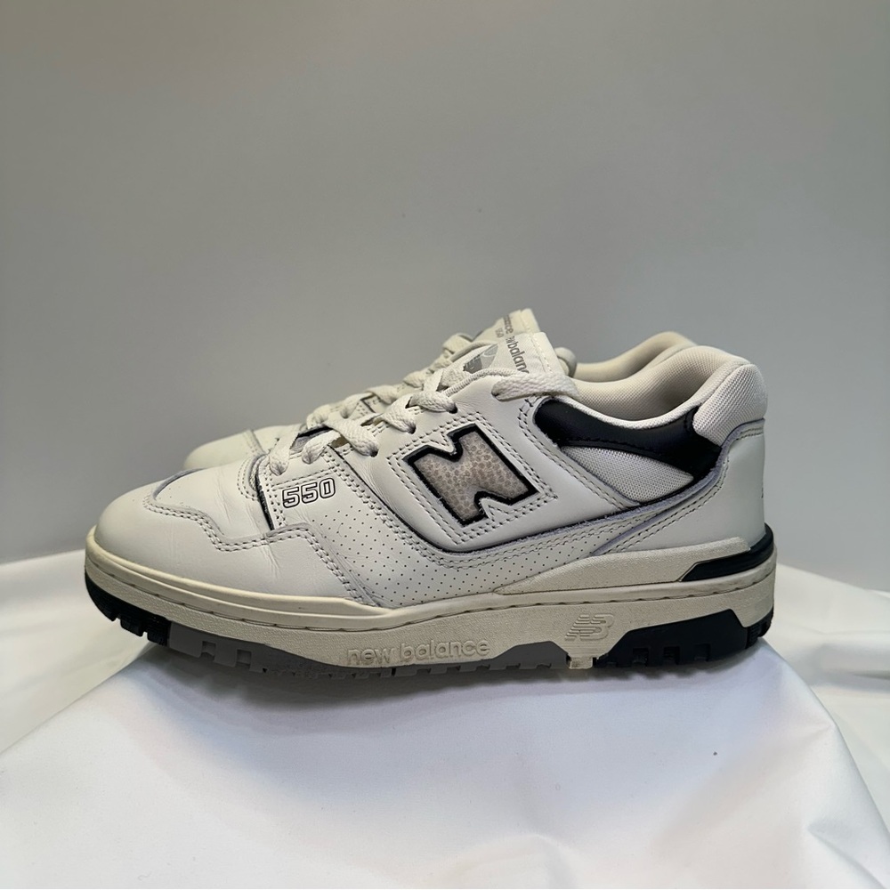 New Balance 550 Cream Black Sea Salt Sneakers
